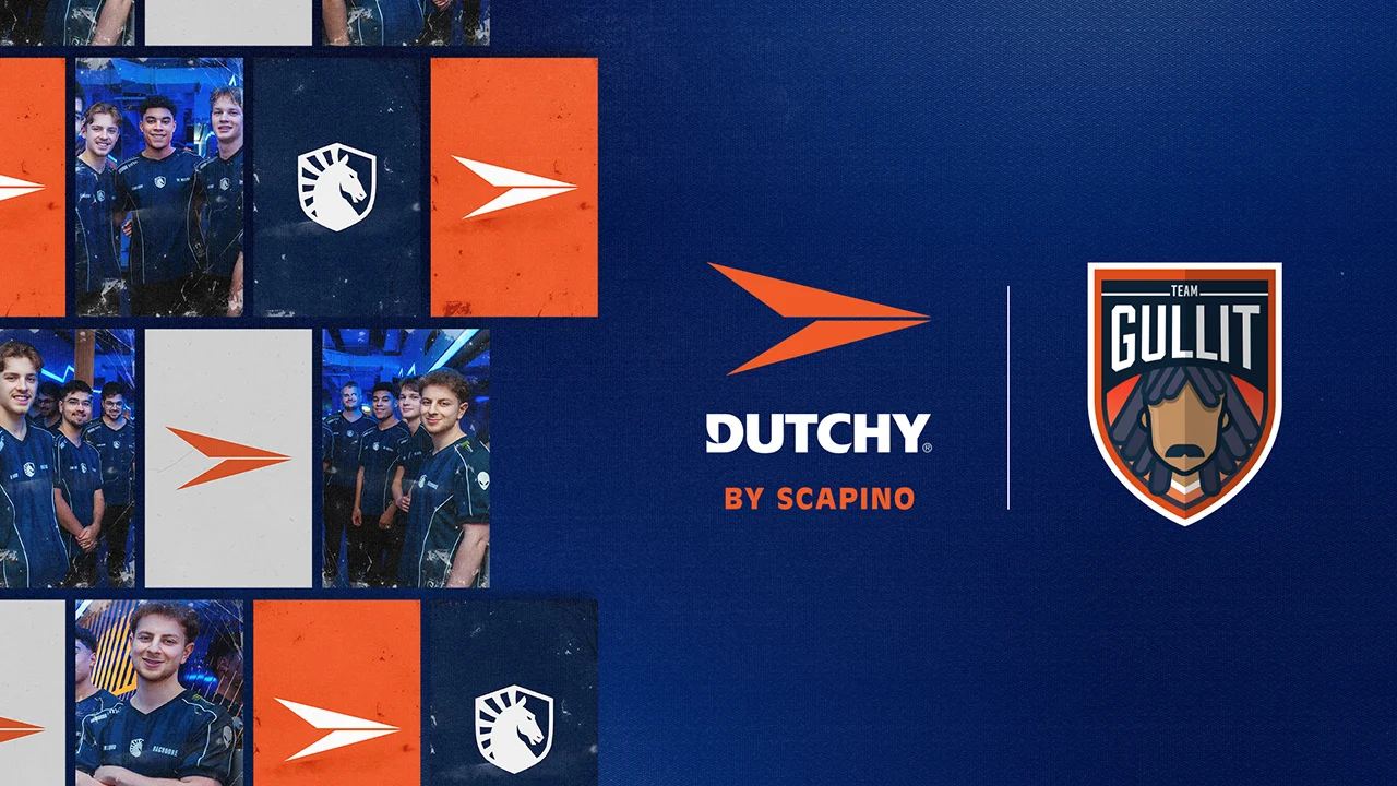 This is an image of Team Gullit players with the Dutchy logo to announce our partnership.