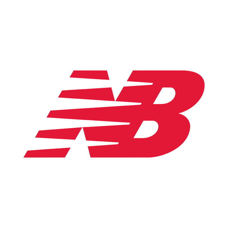 Logo of New Balance. Partner of Team Gullit. Activewear and sneakers.